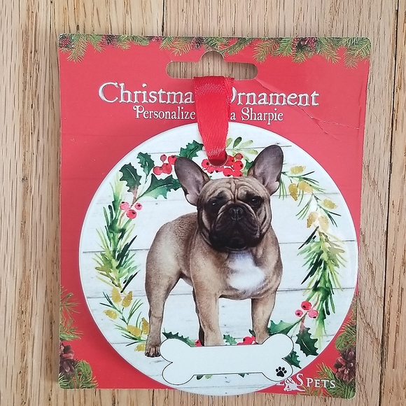 ⭐ 3 for $15⭐ French Bulldog Christmas ornament - Picture 1 of 1
